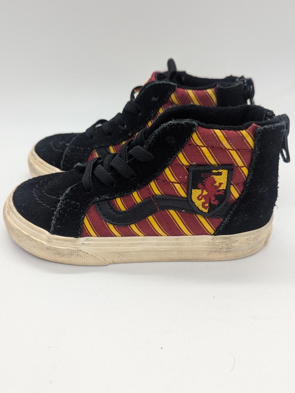 VANS x Harry Potter Gryffindor Sk8-Hi Shoes Size 6.5 US Toddler Universal Studio